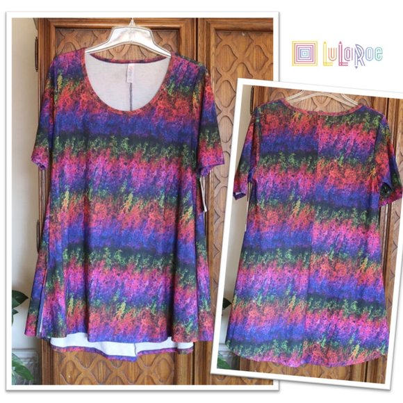 LuLaRoe Perfect Tee NWT! - Multicolor, Size XS - Picture 15 of 15